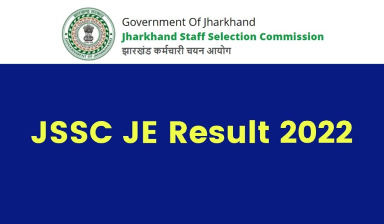 JSSC JE Result 2022 - Answer Key, Cut Off Marks, Merit @jssc.nic.in